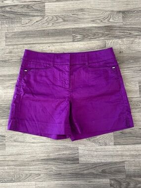 White House Black Market purple shorts women’s sz 4